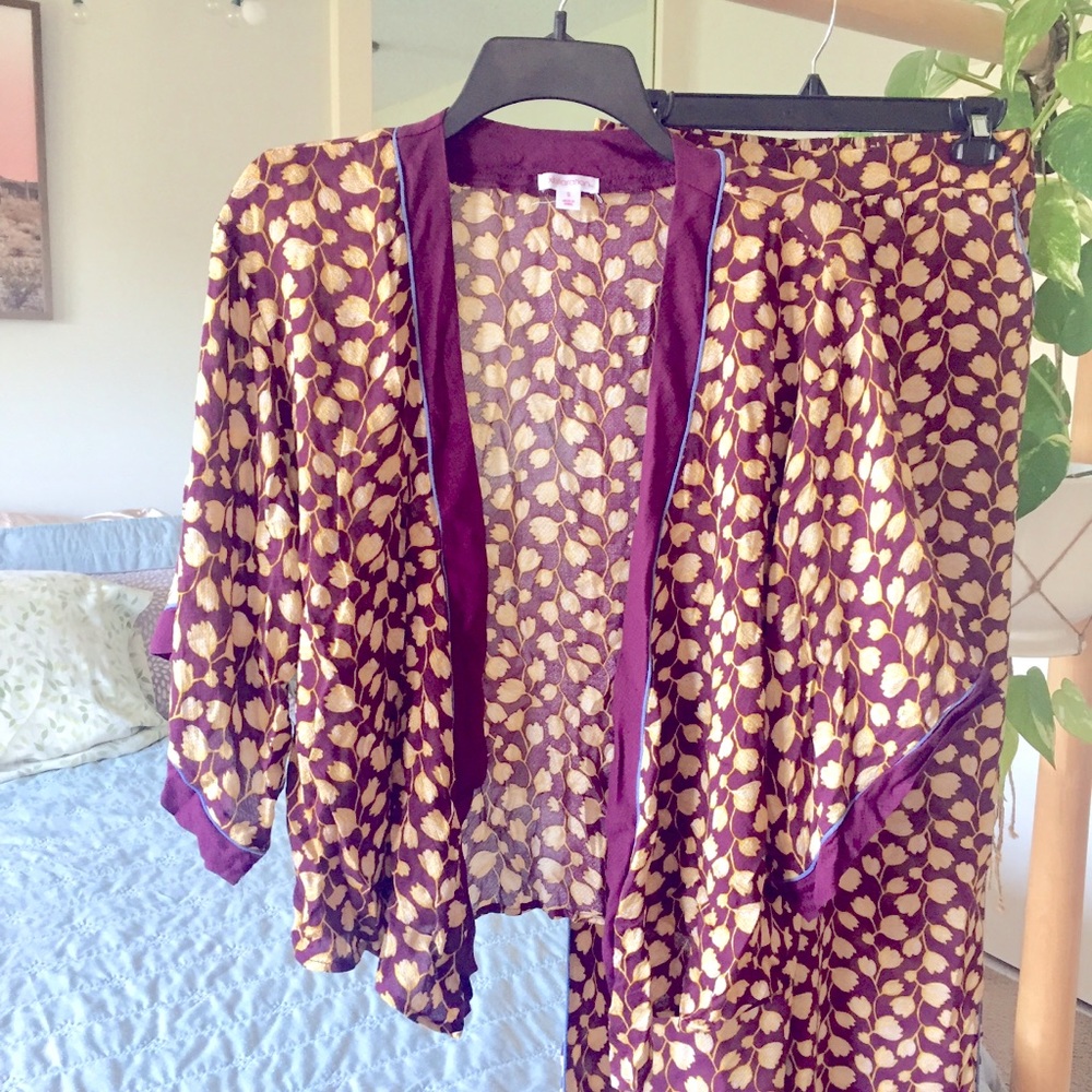 Kimono PJ Lounge Set